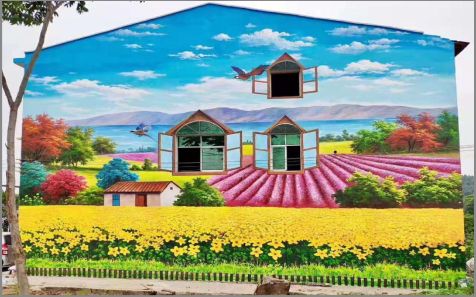 中方乡村墙体彩绘